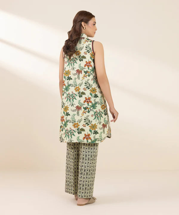 2 Piece - Printed Khaddar Suit