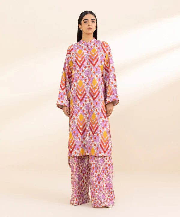 2 Piece - Printed Khaddar Suit