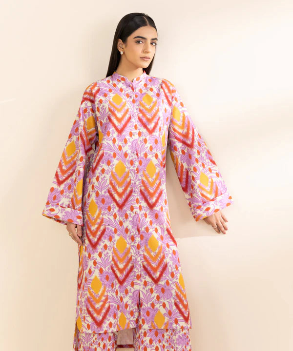 2 Piece - Printed Khaddar Suit