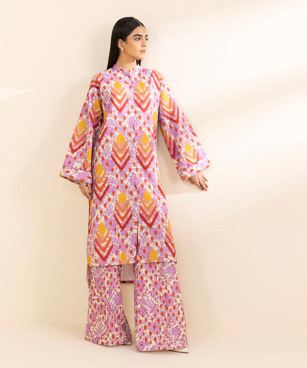 2 Piece - Printed Khaddar Suit