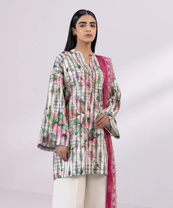 3 Piece - Printed Jacquard Suit