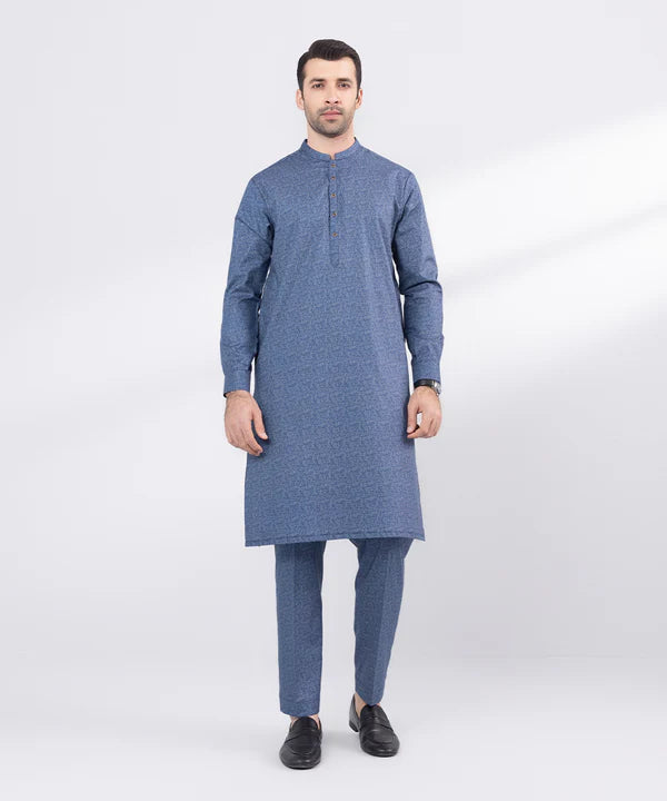 Printed Cotton Suit