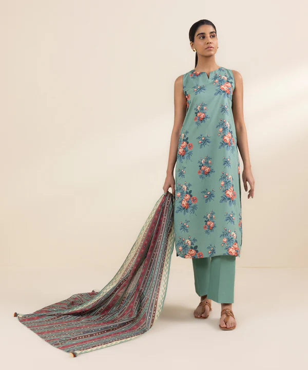 2 Piece - Printed Lawn Suit