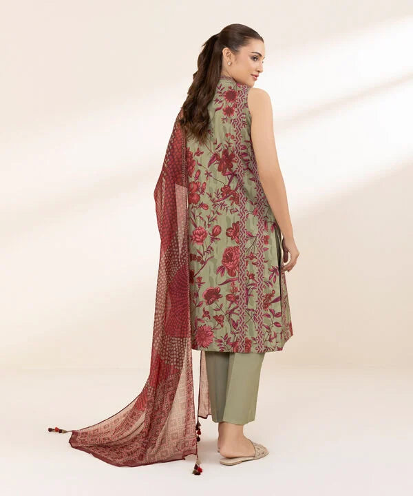 2 Piece - Printed Lawn Suit