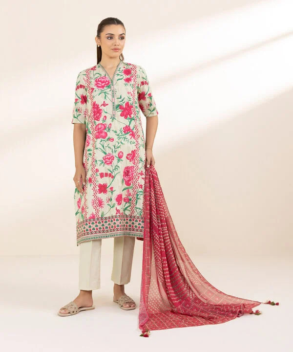 2 Piece - Printed Lawn Suit