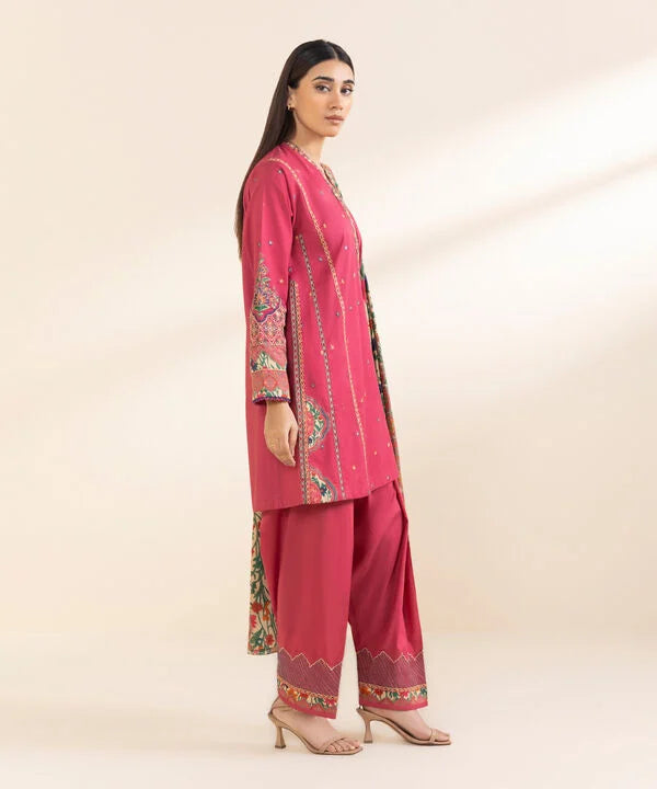 3 Piece - Embroidered Lawn Suit