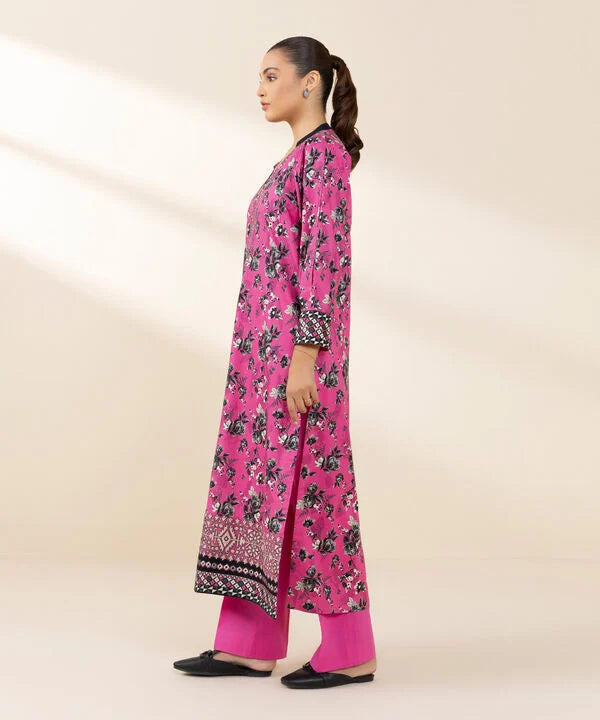 2 Piece - Embroidered Cotton Viscose Suit