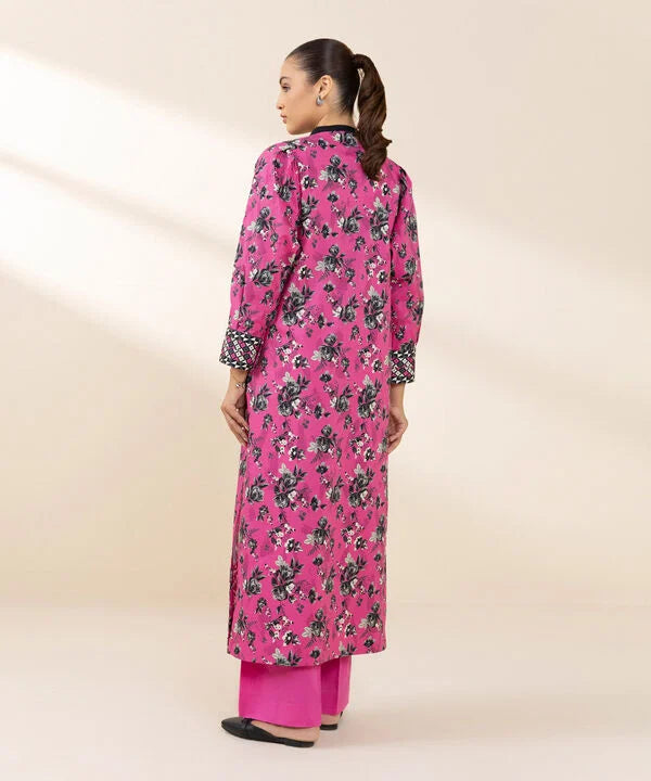 2 Piece - Embroidered Cotton Viscose Suit