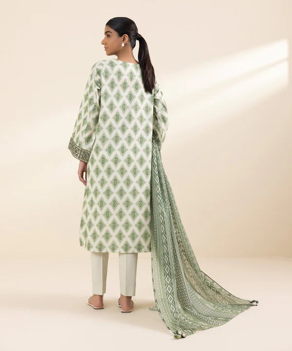 3 Piece - Embroidered Lawn Suit