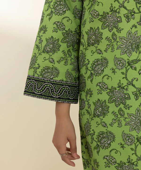 3 Piece - Printed Khaddar Suit