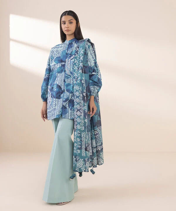 3 Piece - Printed Lawn Suit