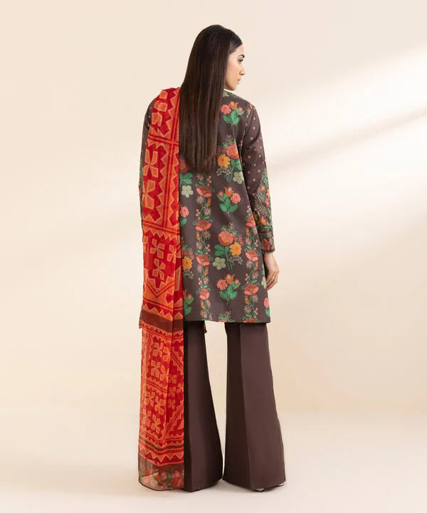 3 Piece - Printed Lawn Suit