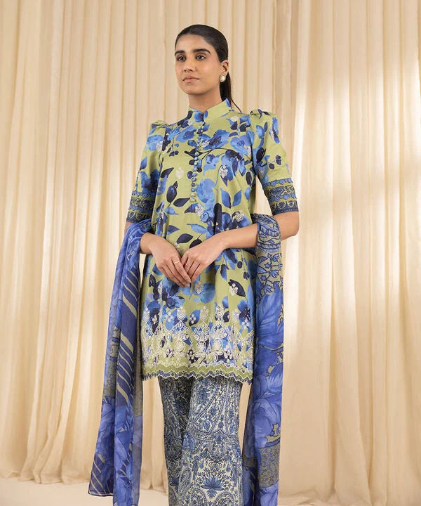 3 Piece - Embroidered Lawn Suit