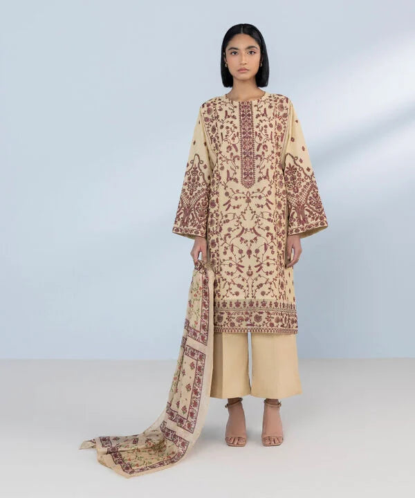 3 Piece - Embroidered Lawn Suit`