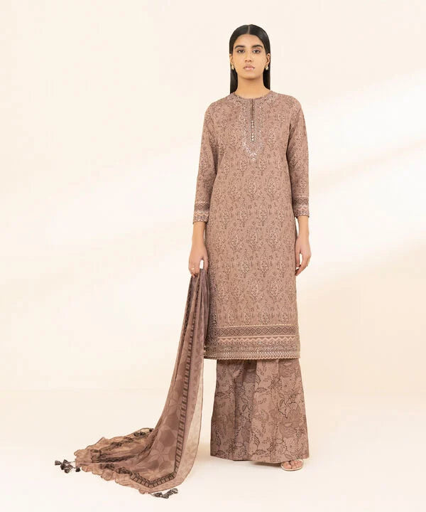 3 Piece - Embroidered Lawn Suit