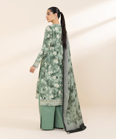 2 Piece - Printed Light Khaddar Suit