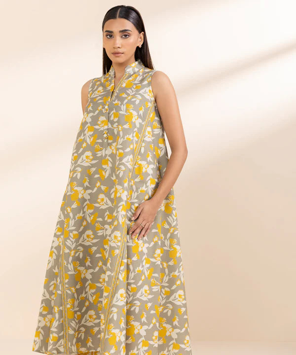 2 Piece - Printed Light Khaddar Suit