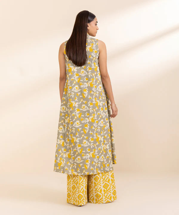 2 Piece - Printed Light Khaddar Suit