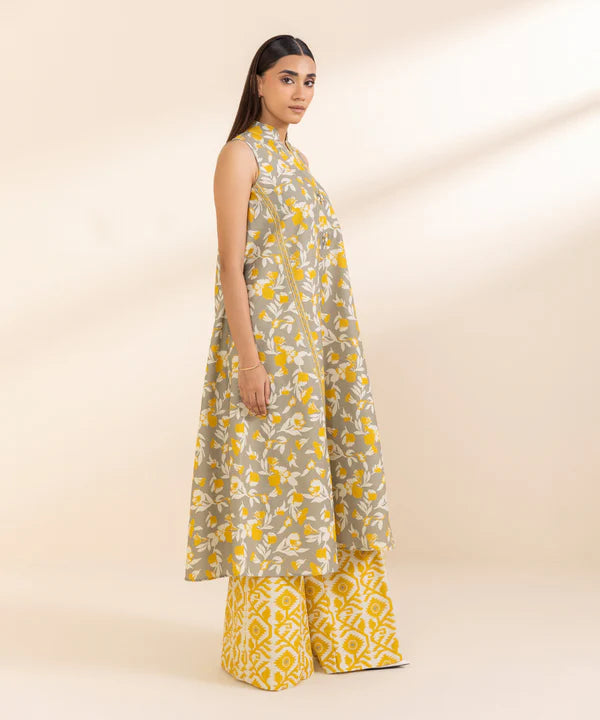 2 Piece - Printed Light Khaddar Suit