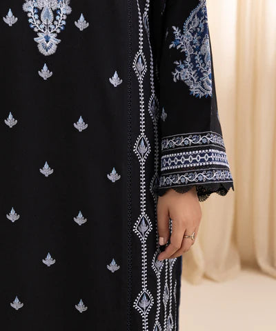 3 Piece - Embroidered Karandi Suit