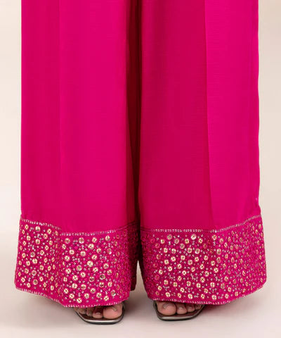 2 Piece - Embroidered Organza Suit