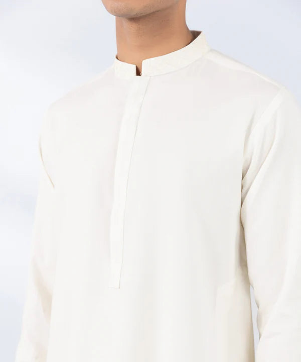Embroidered Wash & Wear Suit