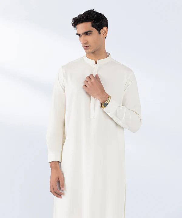 Embroidered Wash & Wear Suit