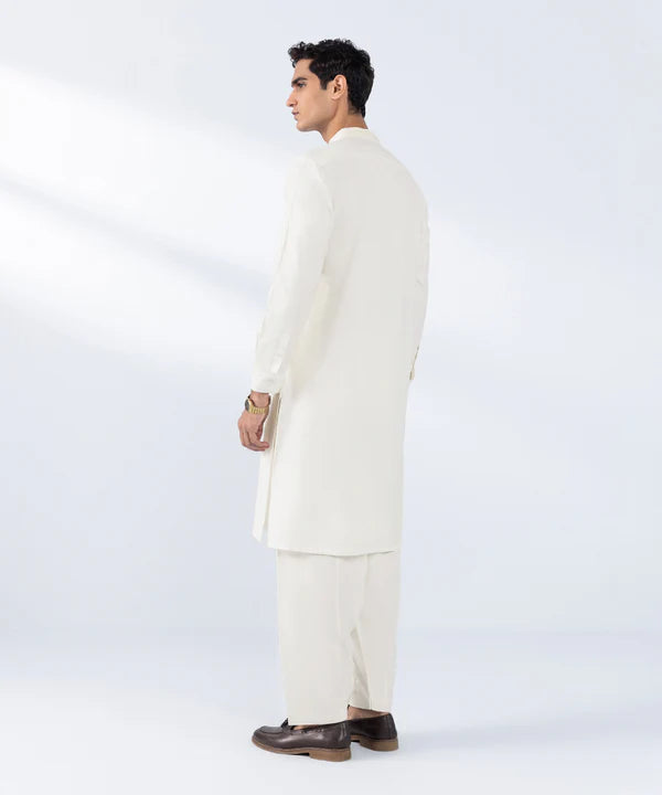 Embroidered Wash & Wear Suit