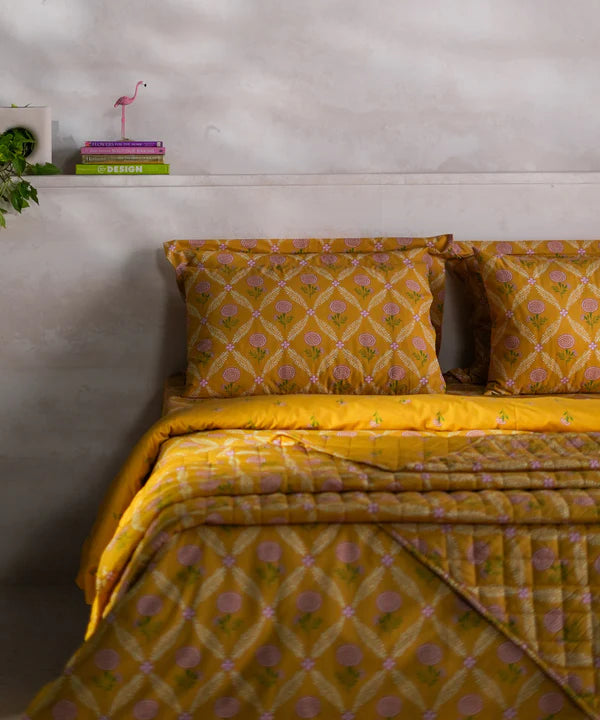 Marigold Lattice - Bed Spread