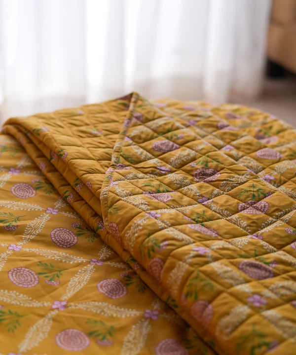 Marigold Lattice - Bed Spread