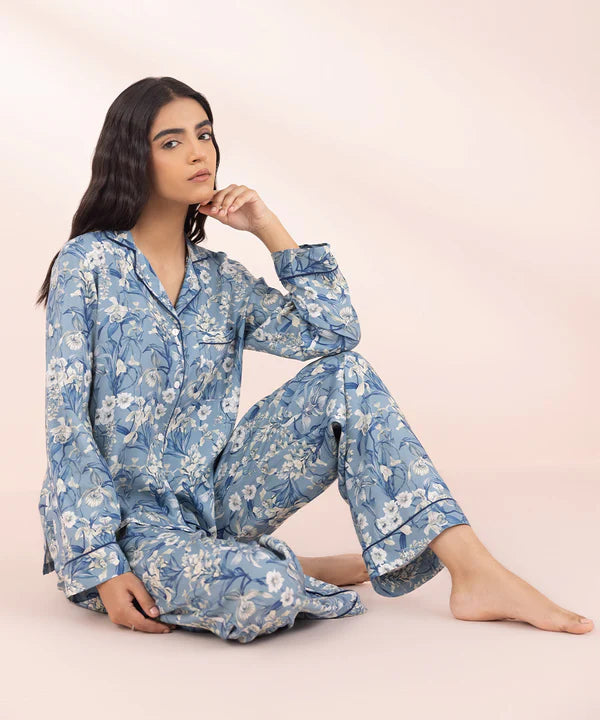 Printed Viscose PJ Set