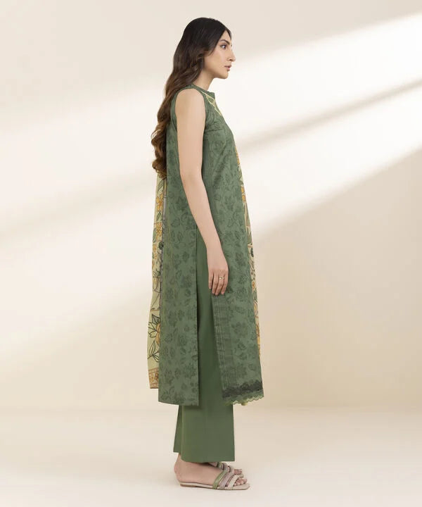 2 Piece - Embroidered Lawn Suit