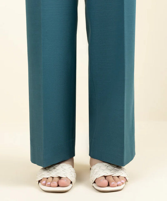 Dyed Khaddar Trousers