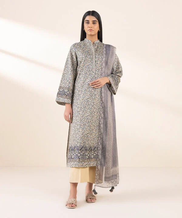 3 Piece - Embroidered Lawn Suit