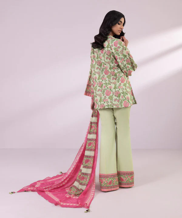 3 Piece - Embroidered Lawn Suit