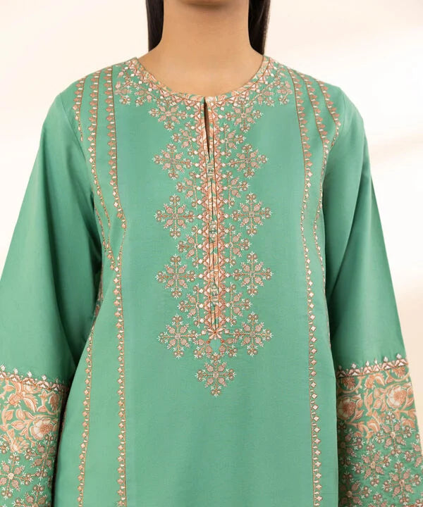 3 Piece - Embroidered Lawn Suit