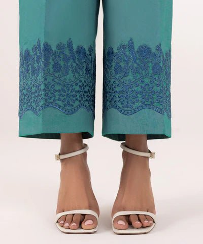 3 Piece - Embroidered Jacquard Suit