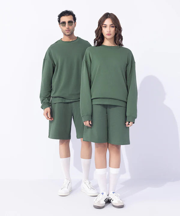 Unisex Sweatshirt With Rubber Tag